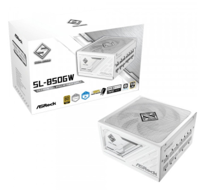ASRock Блок живлення ASRock 850W SteelLegend White (SL-850GW)