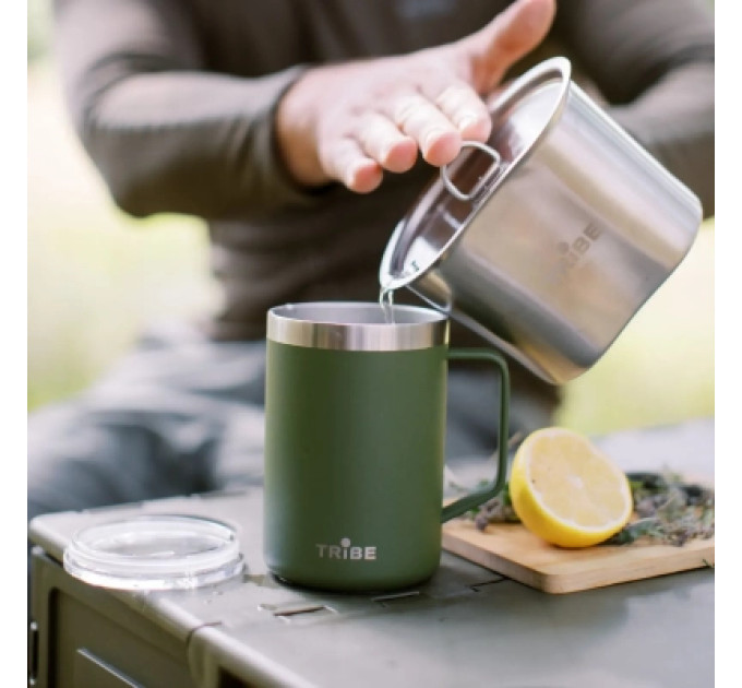 Tribe Термокружка Tribe Classic Mug 500 мл black (T-FA-0033-black)