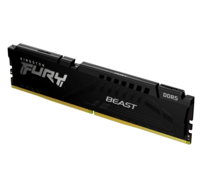 Kingston Fury (ex.HyperX) Модуль пам'яті для комп'ютера DDR5 64GB 5600 MHz Beast Black Kingston Fury (ex.HyperX) (KF556C40BB-64)
