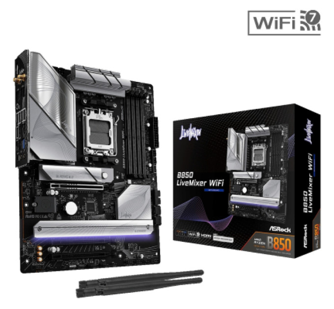 ASRock Материнська плата ASRock B850 LIVEMIXER WIFI