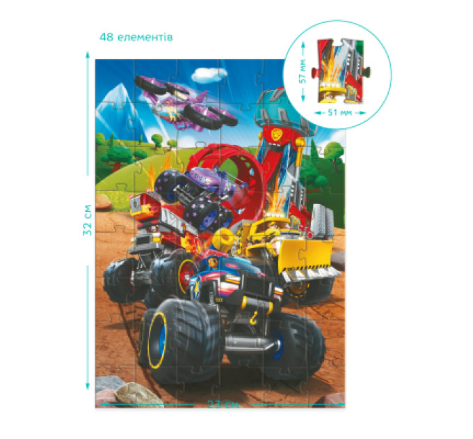 DoDo Пазл DoDo на 48 елементів Paw Patrol. Rescue Wheels (200524)