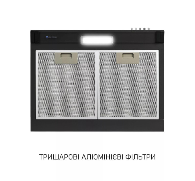 Minola Витяжка Minola HPL 622 BL