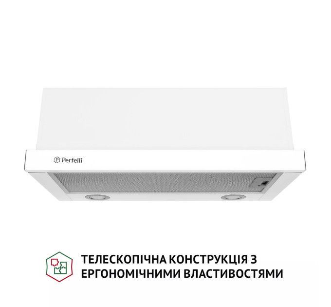 Perfelli Витяжка Perfelli TL 6212 WH 700 LED