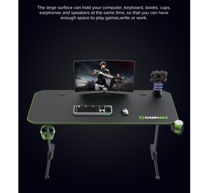 Gamemax Комп'ютерний стіл Gamemax D140 Carbon