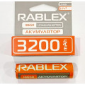 Rablex Акумулятор Rablex 18650 Li-Ion 3200mAh