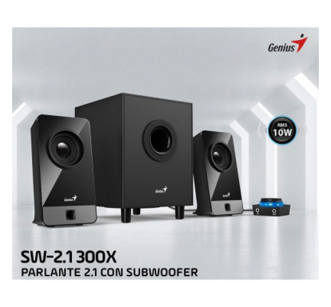 Genius Акустична система Genius SW-2.1 300X Black (31730041400)