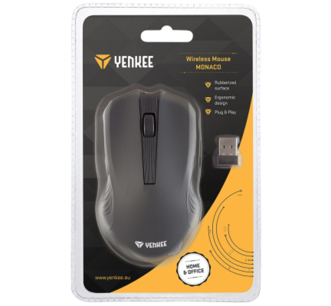YENKEE Мишка YENKEE YMS 2015BK Monaco Wireless Black (45010824)