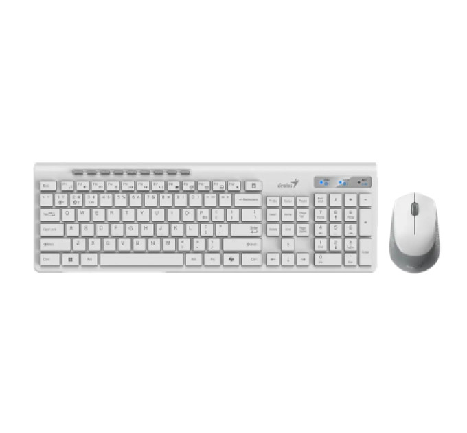 Genius Комплект Genius SlimStar 8230 Wireless/Bluetooth UA White (31340015423)