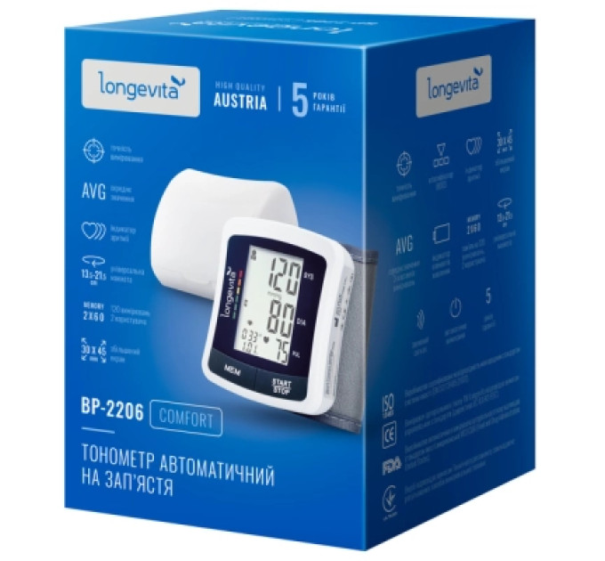 Longevita Тонометр Longevita BP-2206