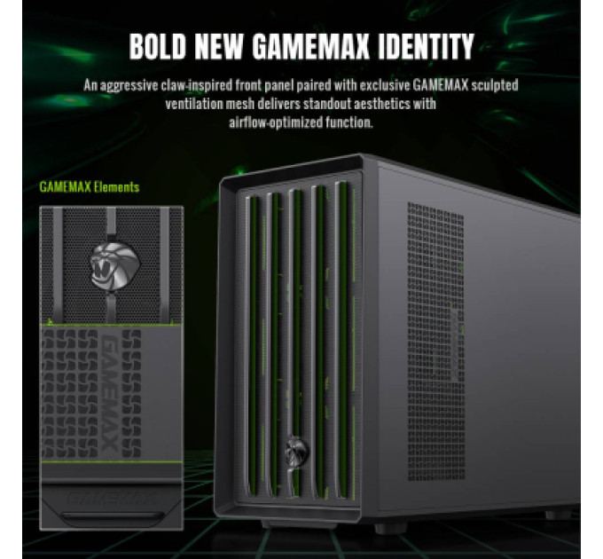 Gamemax Корпус Gamemax Claw 360 BK