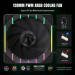 Gamemax Кулер до корпусу Gamemax Tornado T12 ARGB-R