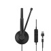 Epos Навушники Epos Impact 100 MS Stereo USB-C+A Black (1001421)
