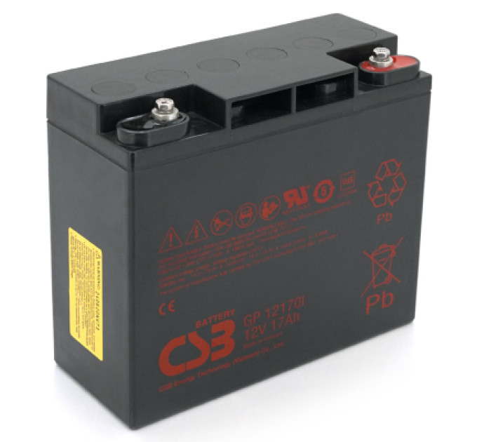 CSB Батарея до ДБЖ CSB 12V 17Ah M5 (GP12170I)