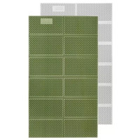 Туристичний килимок Naturehike CNK2450WS044 подвійний 200x120х1,8см зелений (6927595789995)