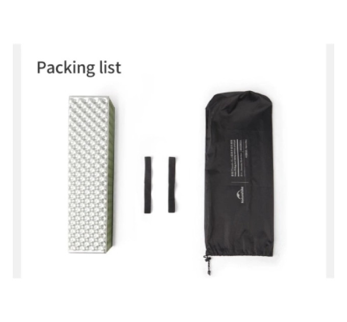 Naturehike Туристичний килимок Naturehike CNK2450WS044 подвійний 200x120х1,8см зелений (6927595789995)