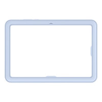 Чохол до планшета Samsung Frame Cover Samsung Galaxy Tab S11 Blue (EF-JX730CLEGWW)