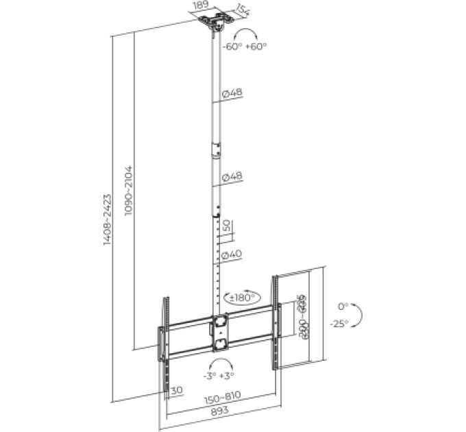 ITech Кронштейн ITech CELB-58XL