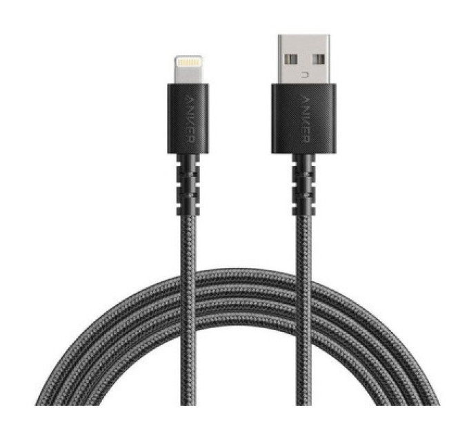 Anker Дата кабель USB 2.0 AM to Lightning 1.8m Powerline Select+ Black Anker (A8013H11)