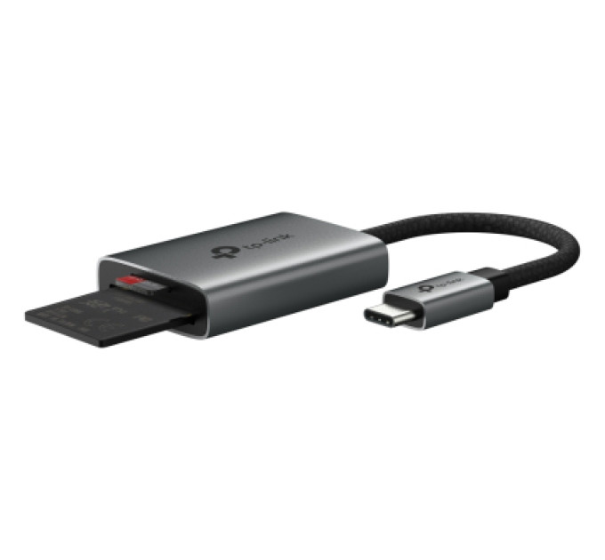 TP-Link Зчитувач флеш-карт TP-Link USB-C SD + TF silver (UA430C)