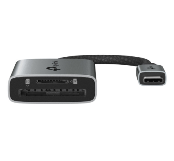 TP-Link Зчитувач флеш-карт TP-Link USB-C SD + TF silver (UA430C)