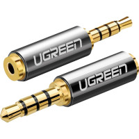 Перехідник 3.5mm M to 2.5mm F black Ugreen (20502)
