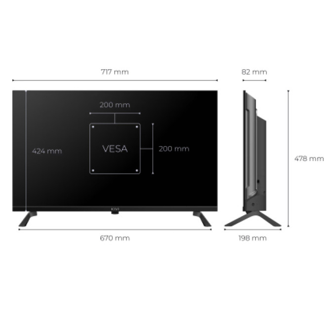 Kivi Телевізор Kivi 32H820KB