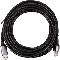 Дата кабель USB AM to RJ45 Ethernet 7.5m CAT6 UTP PowerPlant (CA915019)