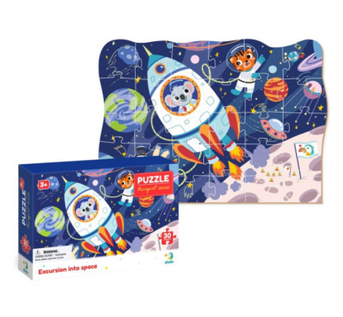 DoDo Пазл DoDo Екскурсія у Космос, 30 елементів (300374)