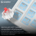 GamePro Клавіатура GamePro Asgard Ragnar Wireless/Bluetooth/USB UA White (MK285WH)
