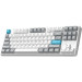 GamePro Клавіатура GamePro Asgard Ragnar Wireless/Bluetooth/USB UA White (MK285WH)