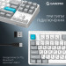 GamePro Клавіатура GamePro Asgard Ragnar Wireless/Bluetooth/USB UA White (MK285WH)