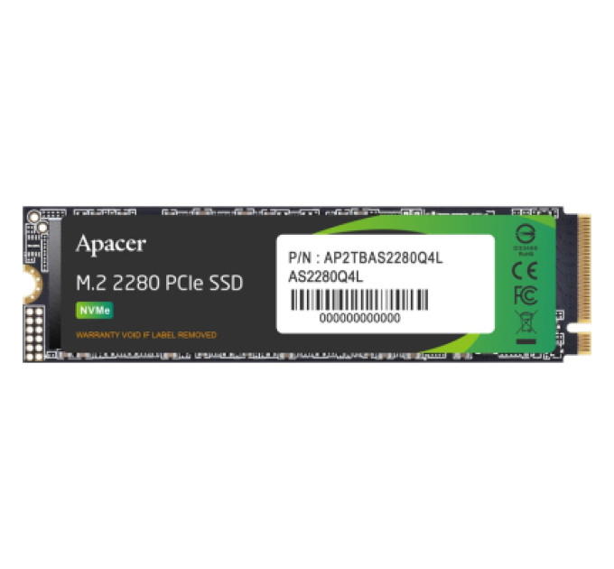 Apacer Накопичувач SSD M.2 2280 256GB Apacer (AP256GAS2280Q4L-1)