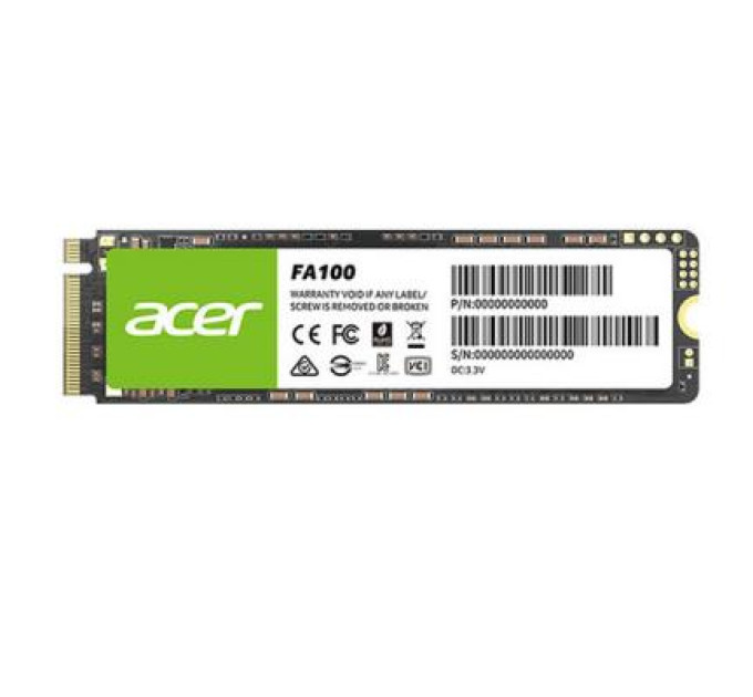 Acer Накопичувач SSD M.2 2280 128GB FA100 Acer (BL.9BWWA.117)