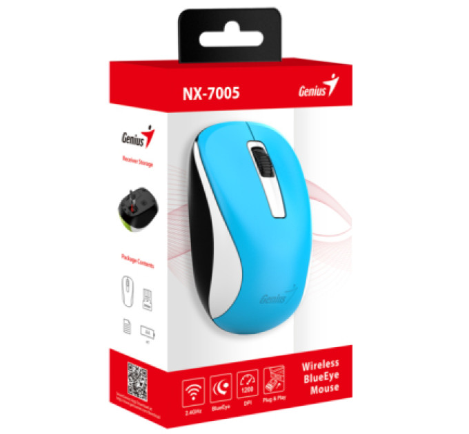 Genius Мишка Genius NX-7005 Wireless Blue (31030017402)