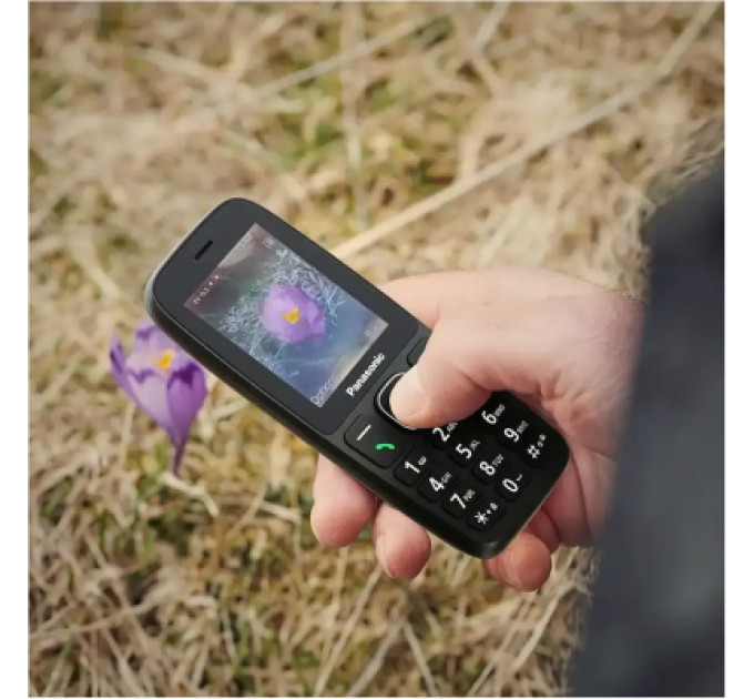 Panasonic Мобільний телефон Panasonic KX-TF400 Black (KX-TF400EXB)