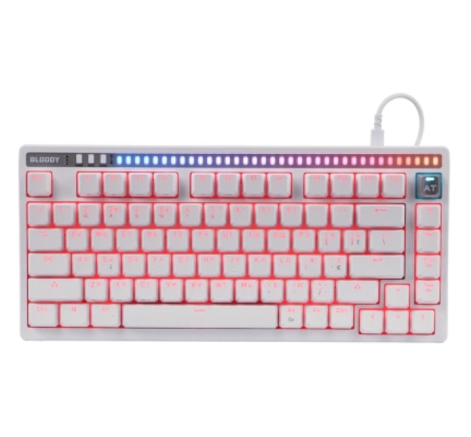 A4Tech Клавіатура A4Tech Bloody AT75 USB RGB UA White (4711421002776)