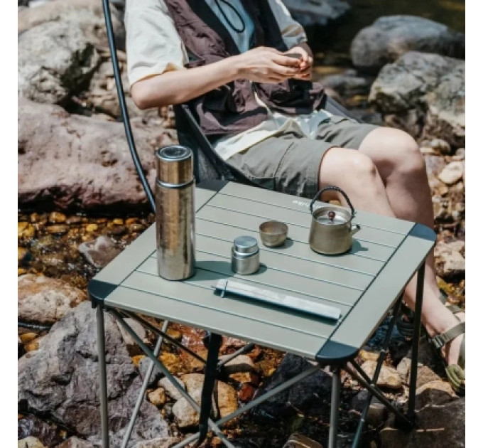 Naturehike Туристичний стіл Naturehike CNK2450JJ013, M, алюміній, сірий (6976507663267)