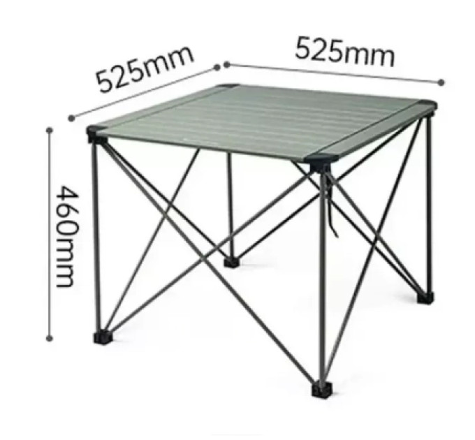 Naturehike Туристичний стіл Naturehike CNK2450JJ013, M, алюміній, сірий (6976507663267)