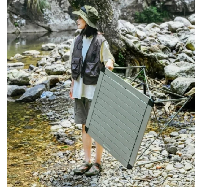 Naturehike Туристичний стіл Naturehike CNK2450JJ013, M, алюміній, сірий (6976507663267)