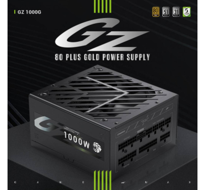 Gamemax Блок живлення Gamemax 1000W (GZ 1000G BK)