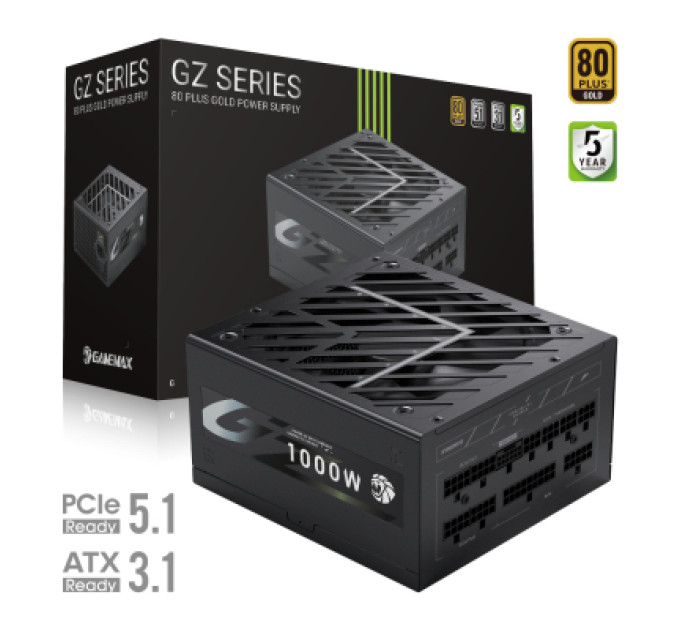 Gamemax Блок живлення Gamemax 1000W (GZ 1000G BK)