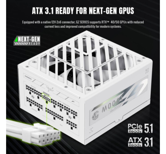 Gamemax Блок живлення Gamemax 1000W (GZ 1000G WH)
