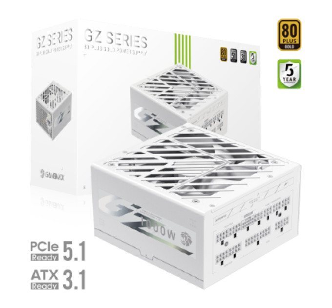 Gamemax Блок живлення Gamemax 1000W (GZ 1000G WH)
