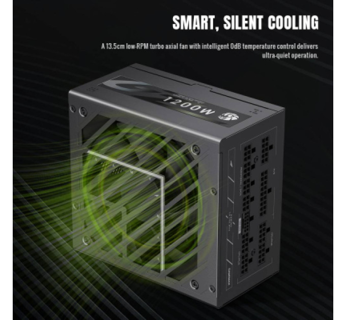 Gamemax Блок живлення Gamemax 1200W (GZ 1200G BK)