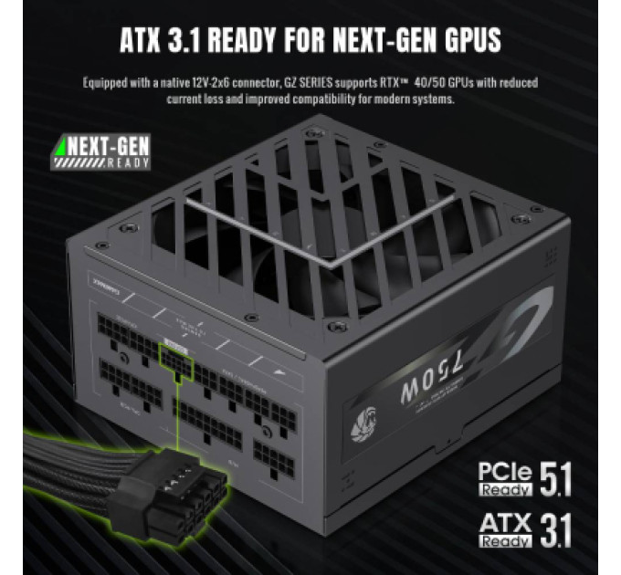 Gamemax Блок живлення Gamemax 750W (GZ 750G BK)