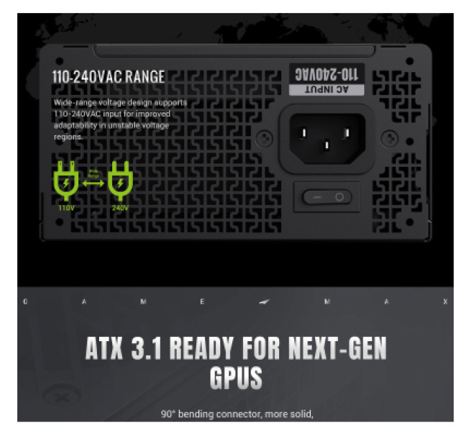 Gamemax Блок живлення Gamemax 650W (GS 650G V25)