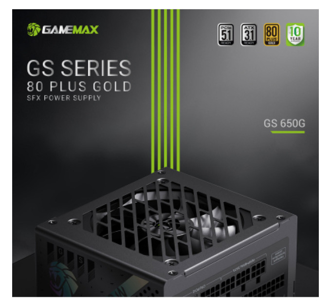 Gamemax Блок живлення Gamemax 650W (GS 650G V25)