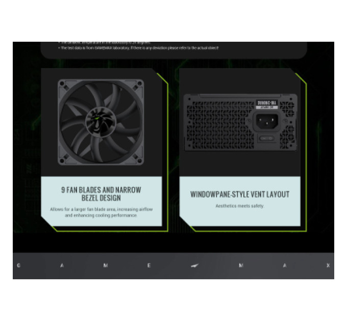 Gamemax Блок живлення Gamemax 650W (GS 650G V25)