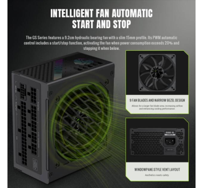Gamemax Блок живлення Gamemax 650W (GS 650G V25)