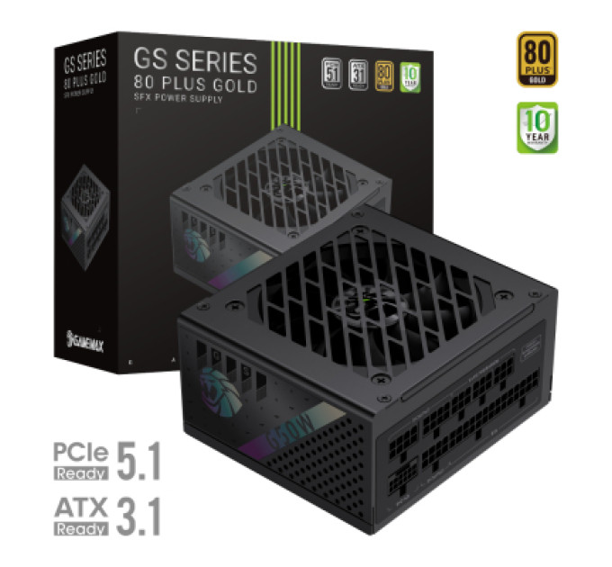 Gamemax Блок живлення Gamemax 650W (GS 650G V25)